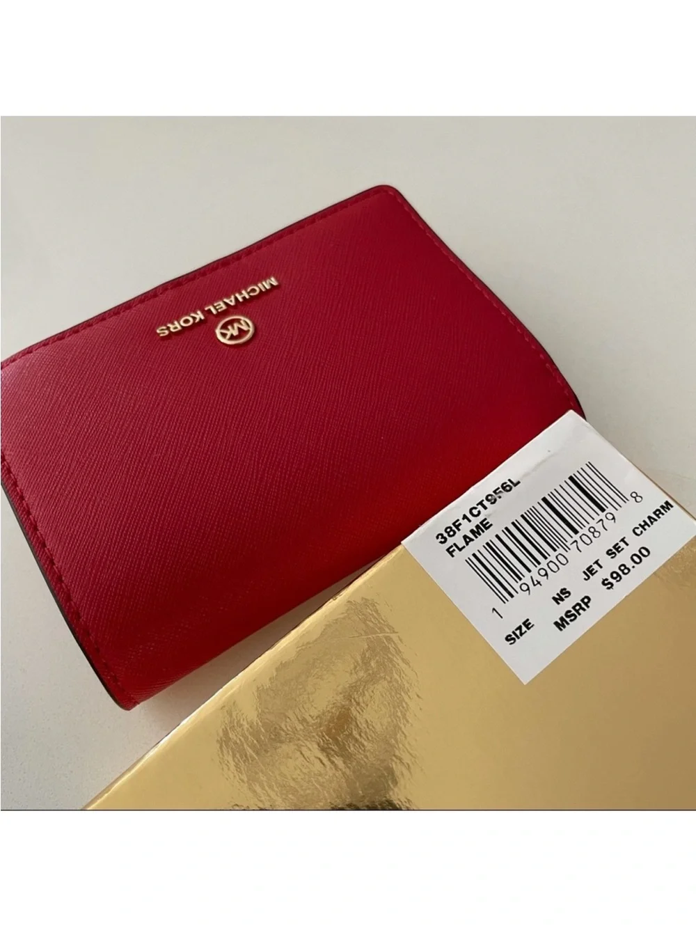 NEW Michael Kors NS Jet Set Charm Wallet